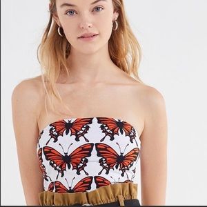 Urban Outfitters butterfly tube top